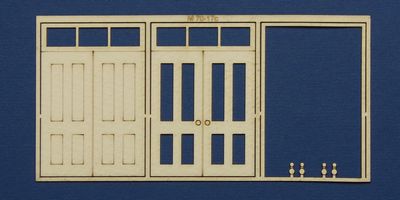 M 70-17c O gauge double door with square transom type 1